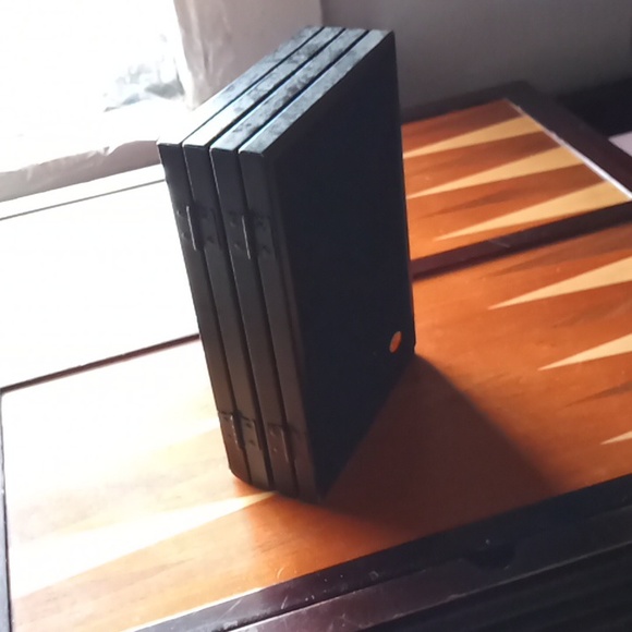 4 way hinged picture frames with foam inserts and sturdy hardware. Size 4x6 each - Picture 3 of 8